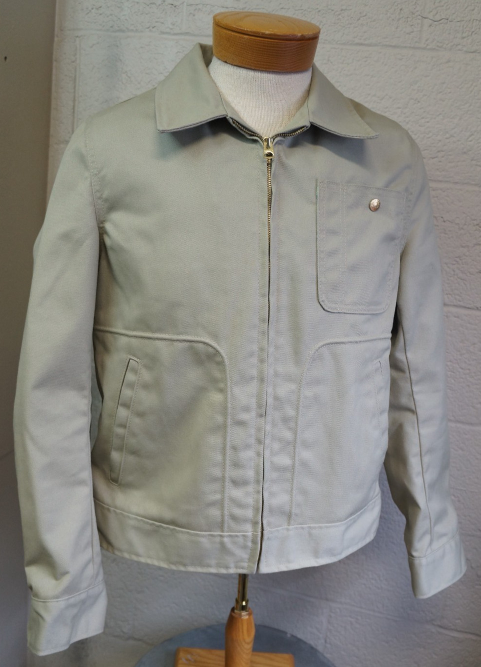 Schott NYC Perfecto Brand #P8460 "Hook Jobber" Canvas Jacket Men Size Large